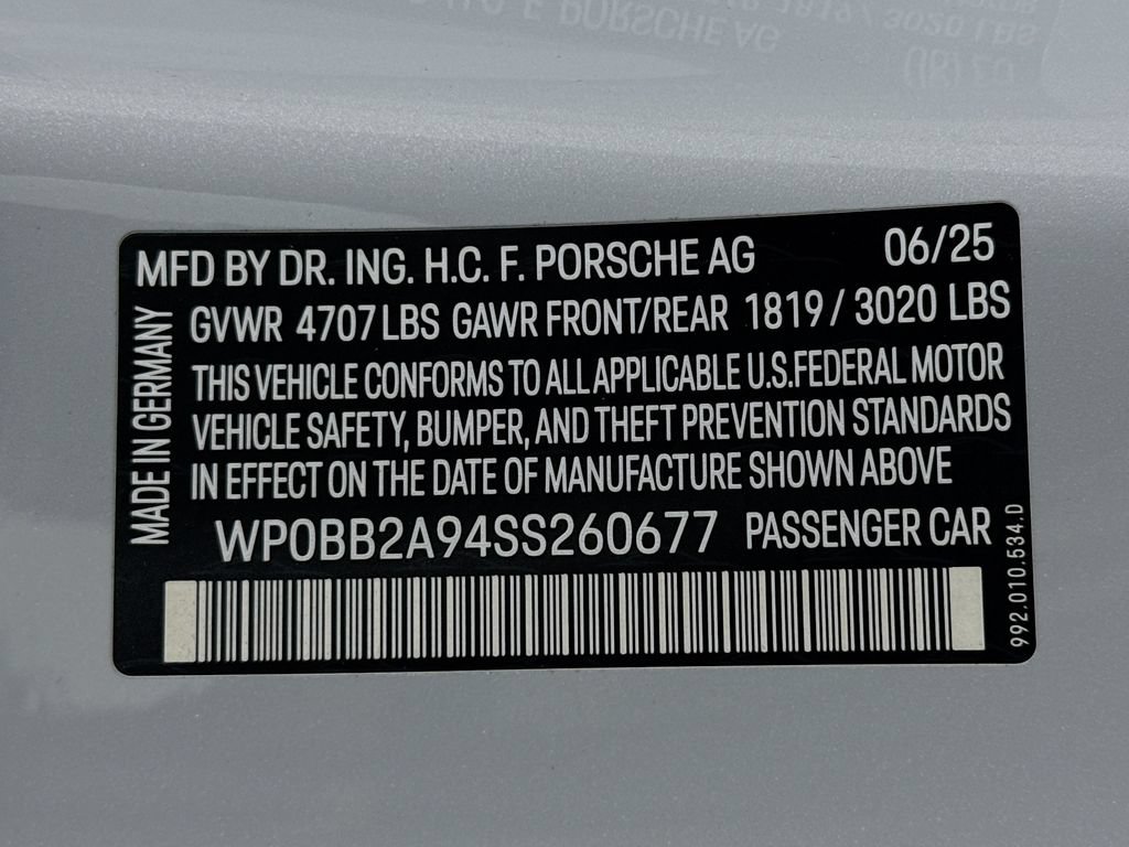 Certified 2025 Porsche 911 Targa 4 GTS AWD/4WD image 12