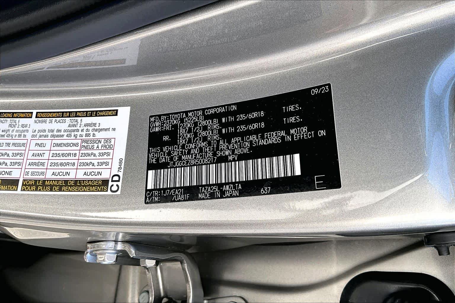 Certified 2024 Lexus NX 350 AWD w/ Vision Package image 35