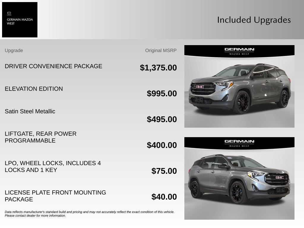 Used 2020 GMC Terrain SLE w/ Driver Convenience Package FWD image 11