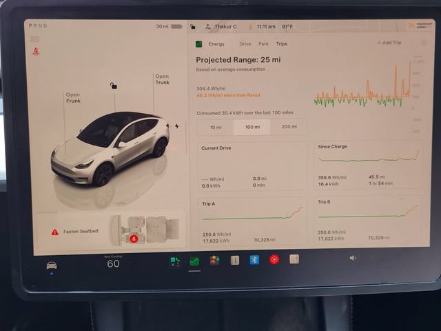 Used 2025 Tesla Model Y Long Range AWD/4WD image 22