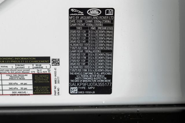 New 2026 Land Rover Range Rover SE AWD/4WD image 76