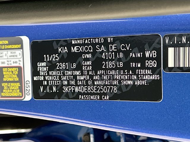 New 2025 Kia K4 EX w/ GT-Line Sunroof Package FWD image 32