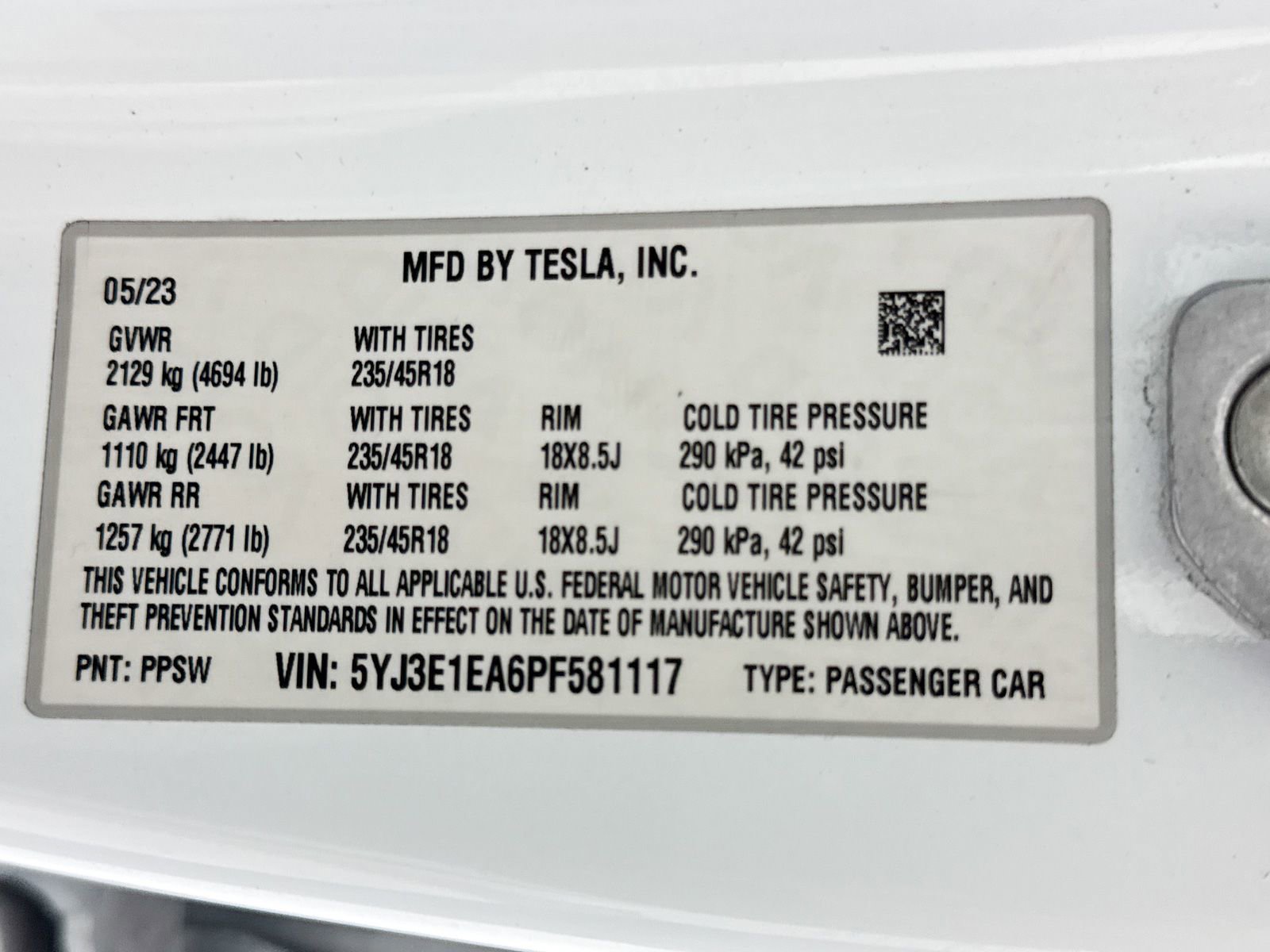 Used 2023 Tesla Model 3 Standard Range RWD image 47