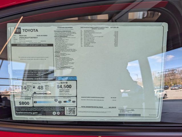 New 2026 Toyota Prius XSE image 11