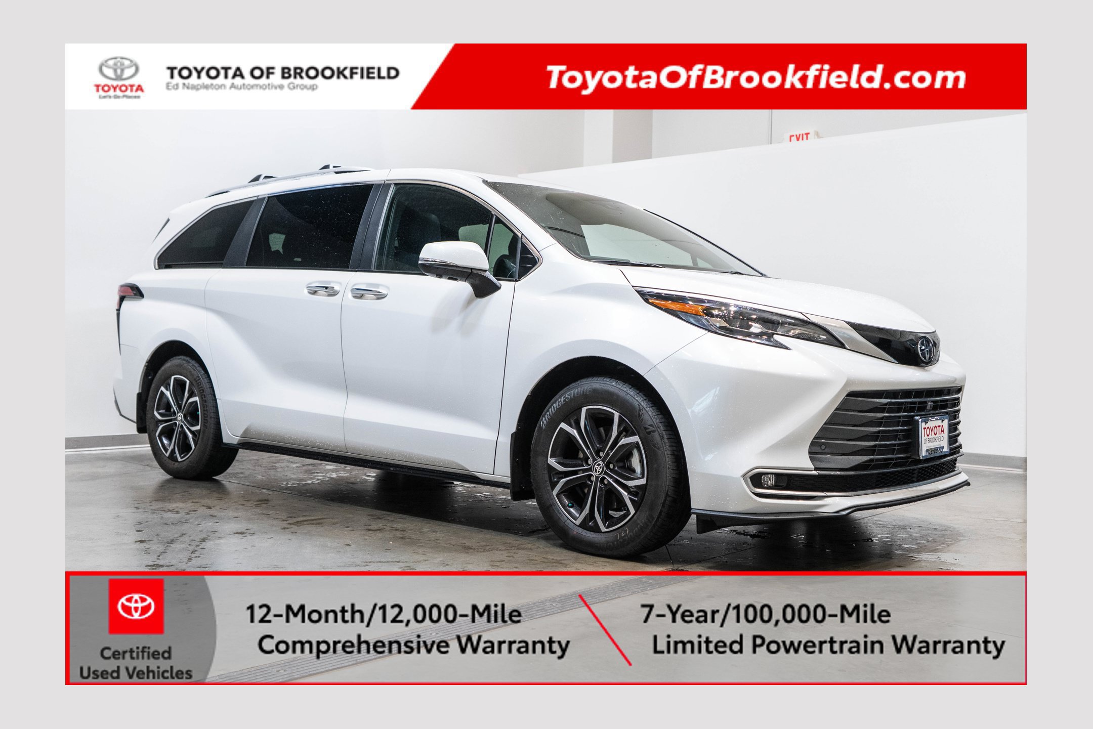Certified 2026 Toyota Sienna Platinum AWD/4WD image 1