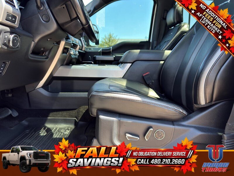 Used 2018 Ford F350 Platinum w/ Platinum Ultimate Package AWD/4WD image 19