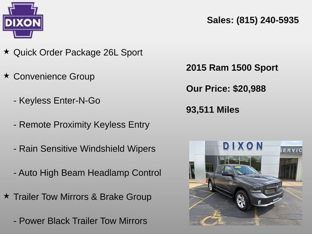 Used 2015 RAM 1500 Sport AWD/4WD image 4