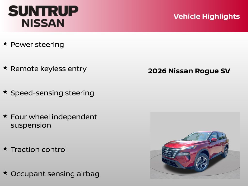Certified 2026 Nissan Rogue SV AWD/4WD image 23