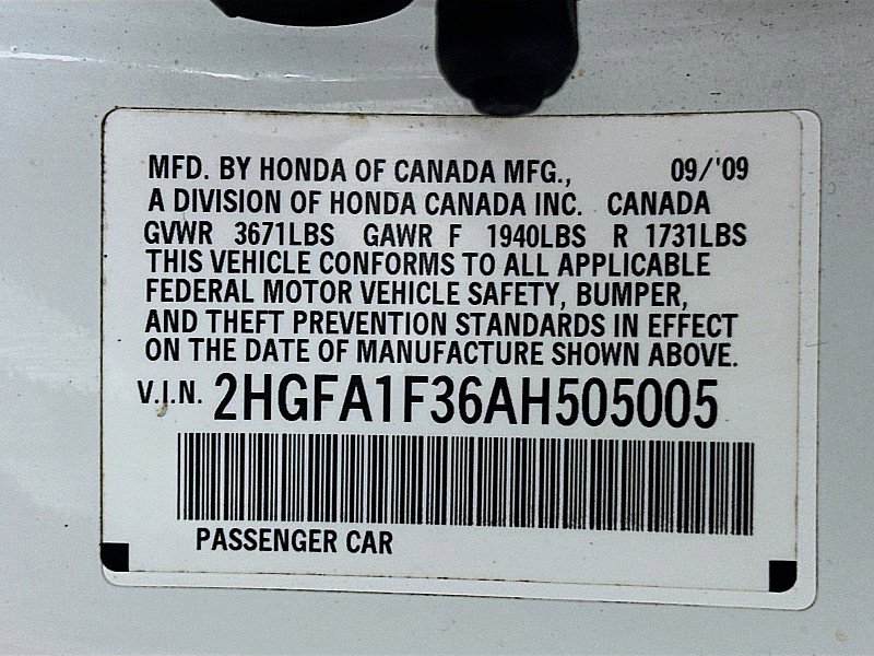 Used 2010 Honda Civic DX-VP image 28