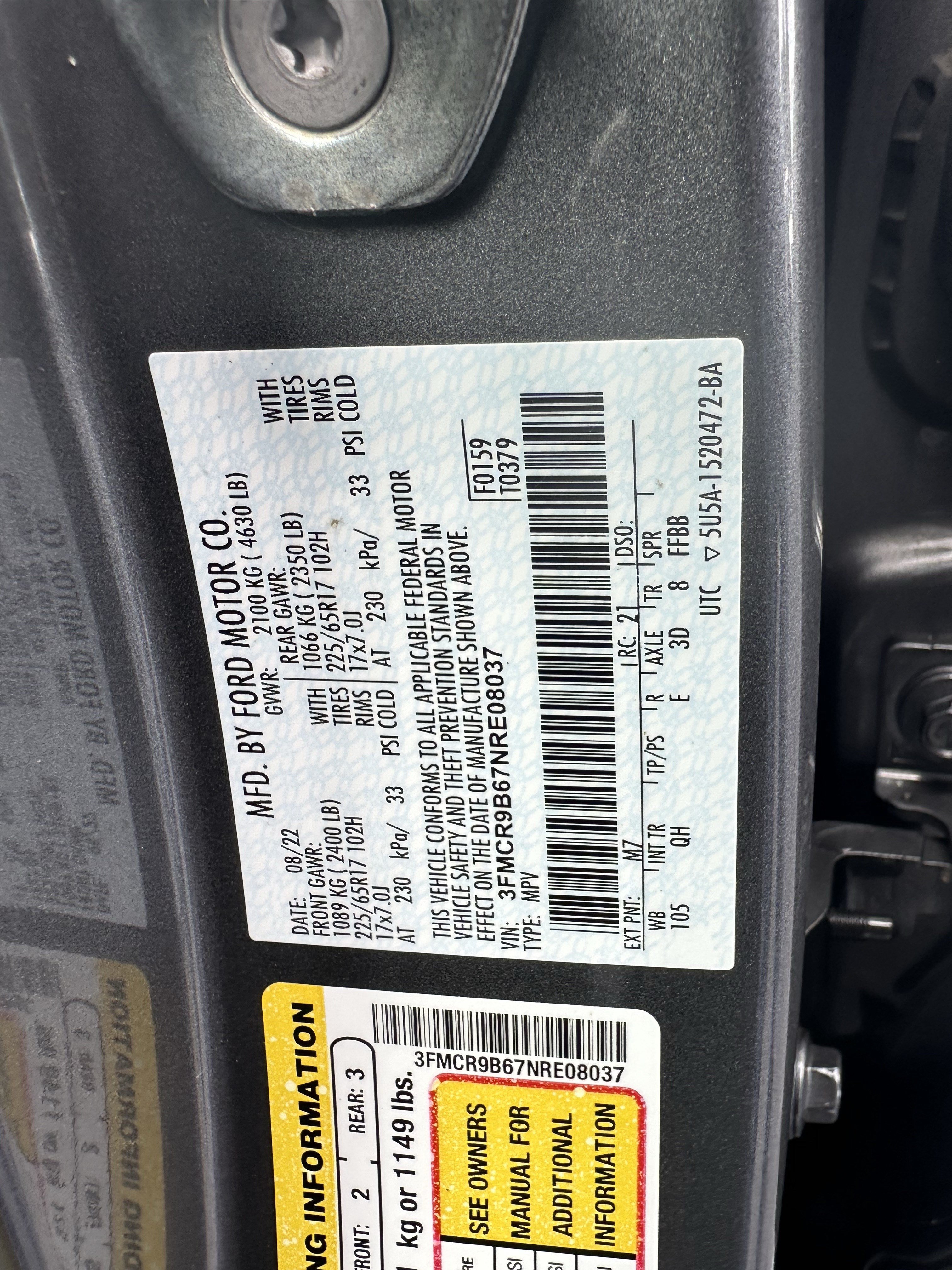 Used 2022 Ford Bronco Sport Big Bend AWD/4WD image 31