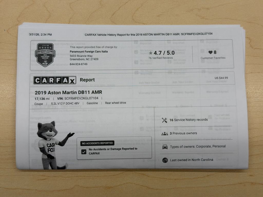 Used 2019 Aston Martin DB11 AMR image 44