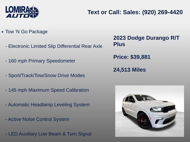 Used 2023 Dodge Durango R/T w/ Tow 'N Go Group AWD/4WD image 24