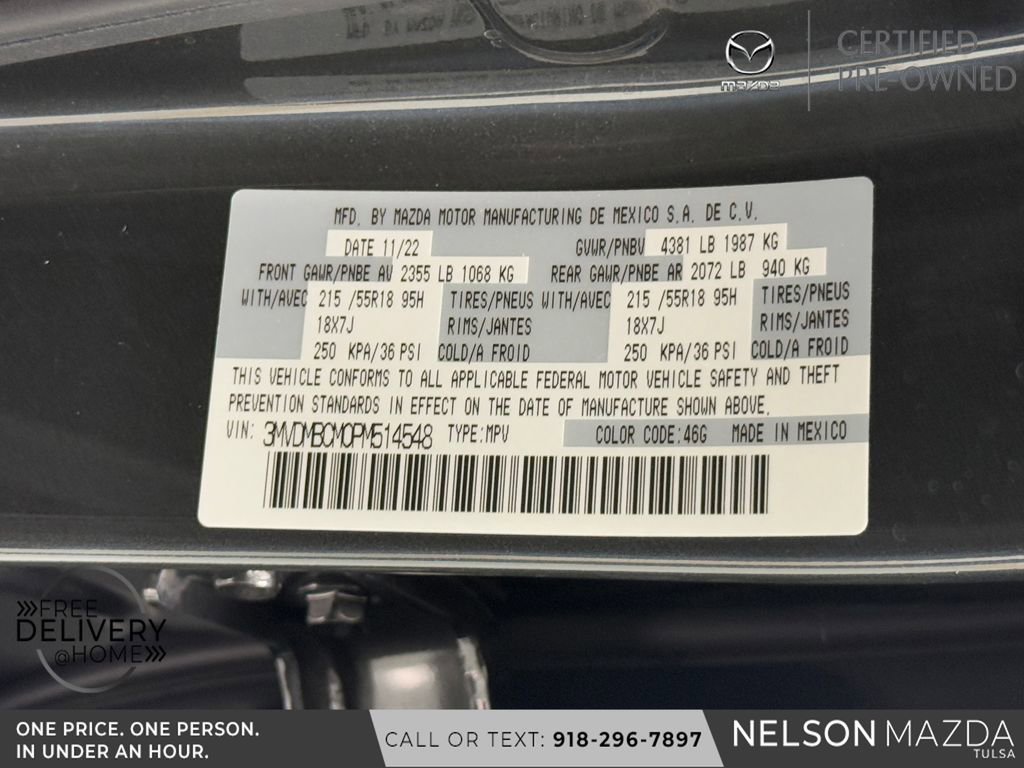 Certified 2023 MAZDA CX-30 AWD 2.5 S w/ Preferred Package image 54