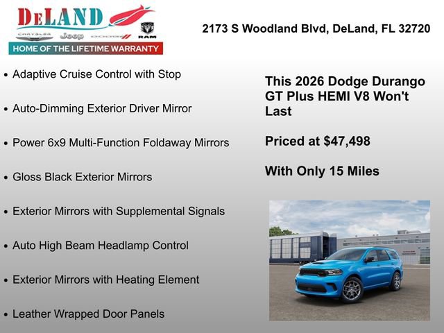 New 2026 Dodge Durango GT image 32