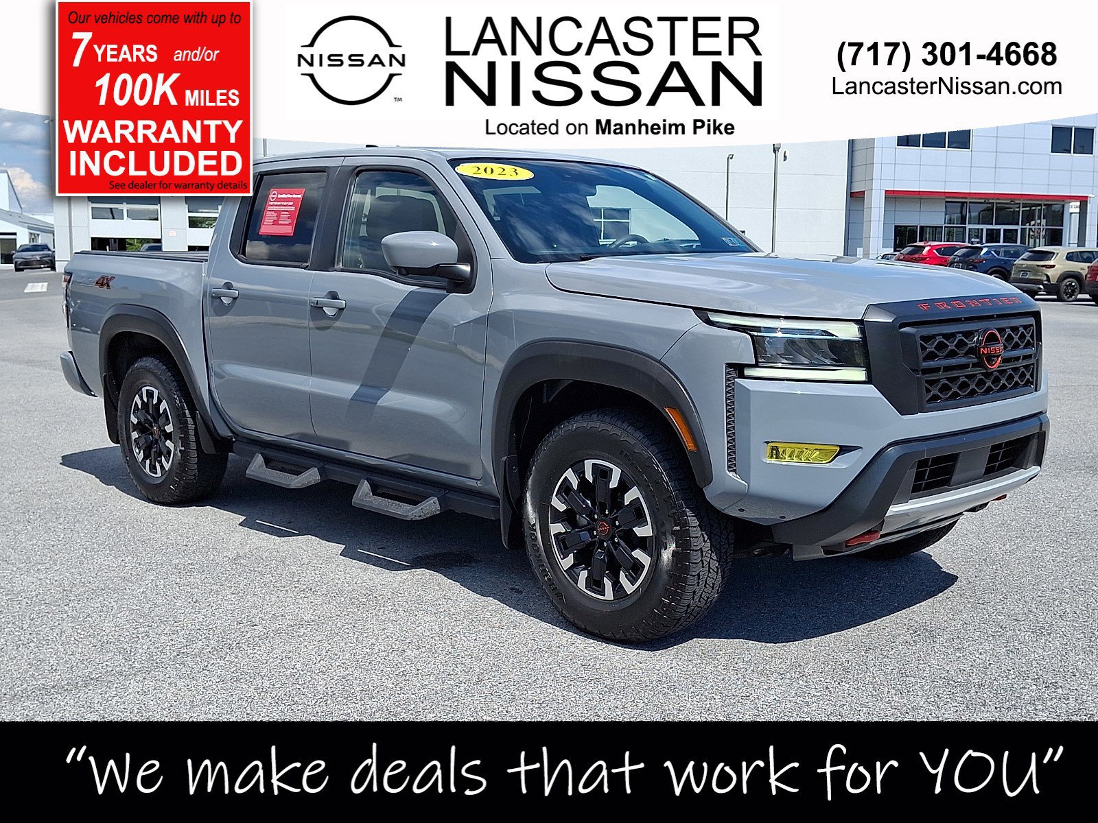 Certified 2023 Nissan Frontier PRO-4X w/ Pro Convenience Package