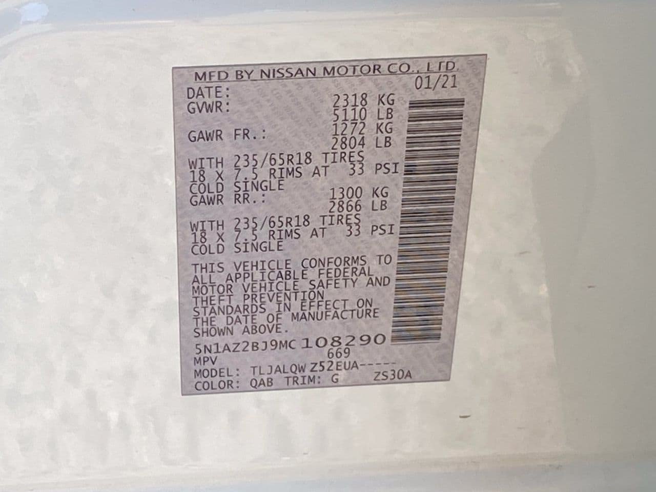 Certified 2021 Nissan Murano SV FWD image 34