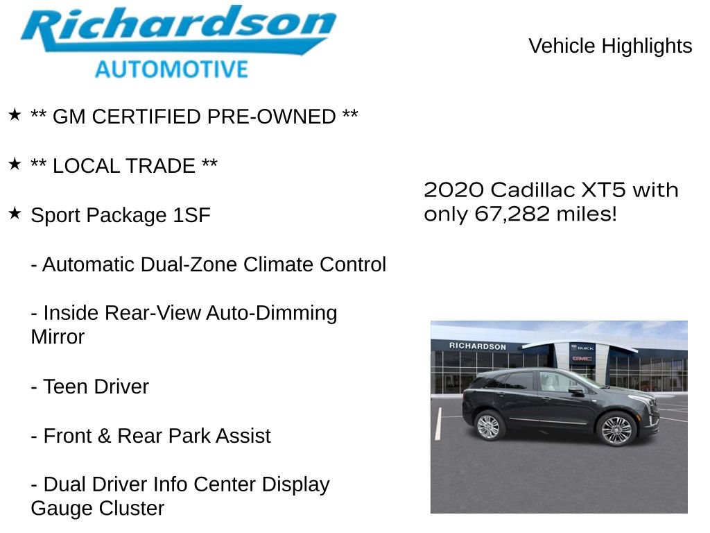 Used 2020 Cadillac XT5 Sportv AWD/4WD image 11