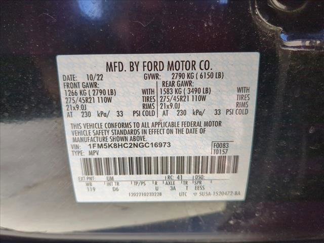 Used 2022 Ford Explorer Platinum w/ Equipment Group 601A image 28