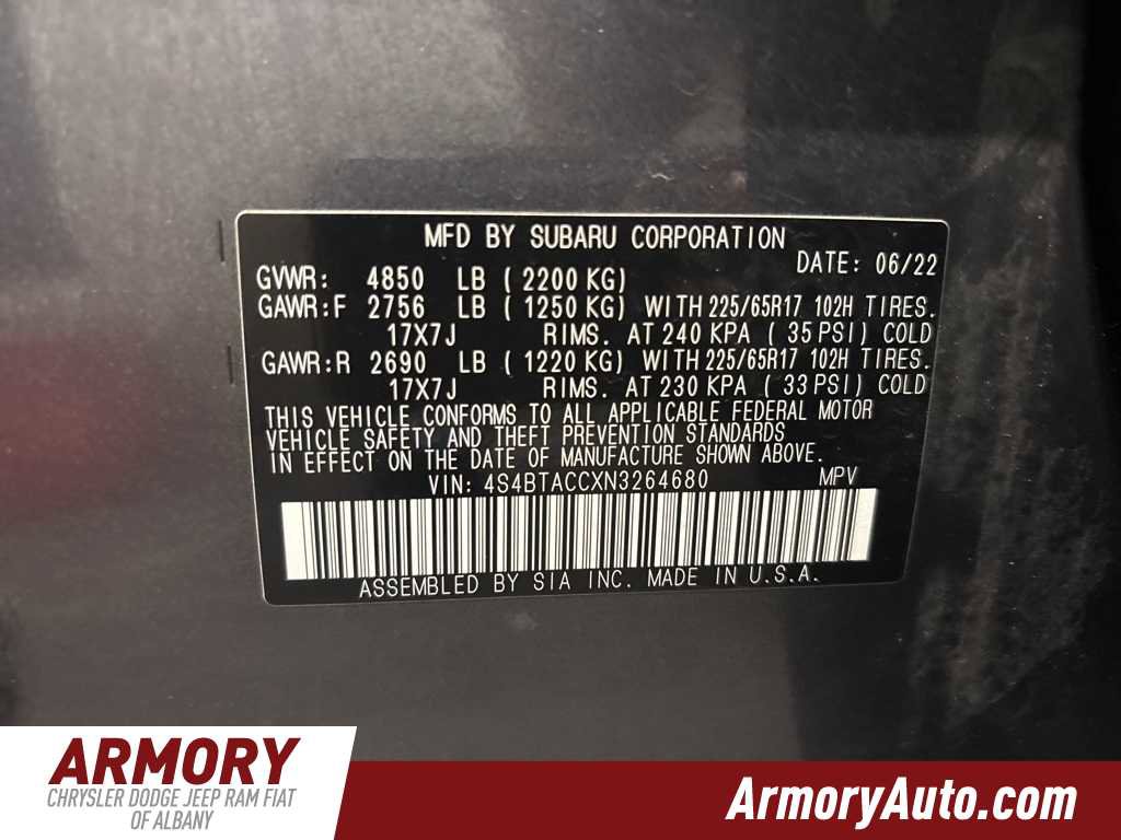 Used 2022 Subaru Outback Premium image 42