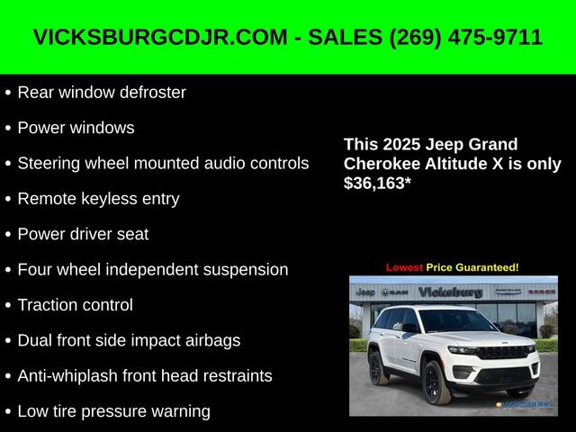 New 2025 Jeep Grand Cherokee Altitude image 22