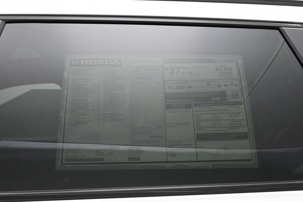 New 2026 Honda CR-V Sport-L image 51