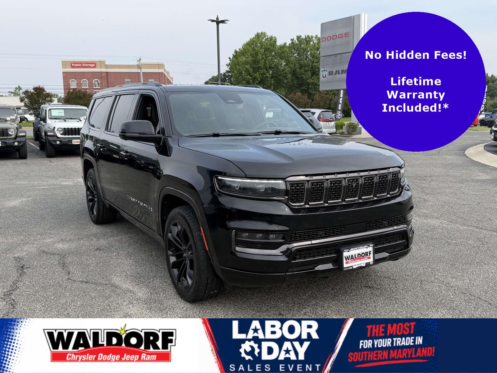 Used 2024 Jeep Grand Wagoneer L Series II w/ Quick Order Packagew 28T AWD/4WD image 1