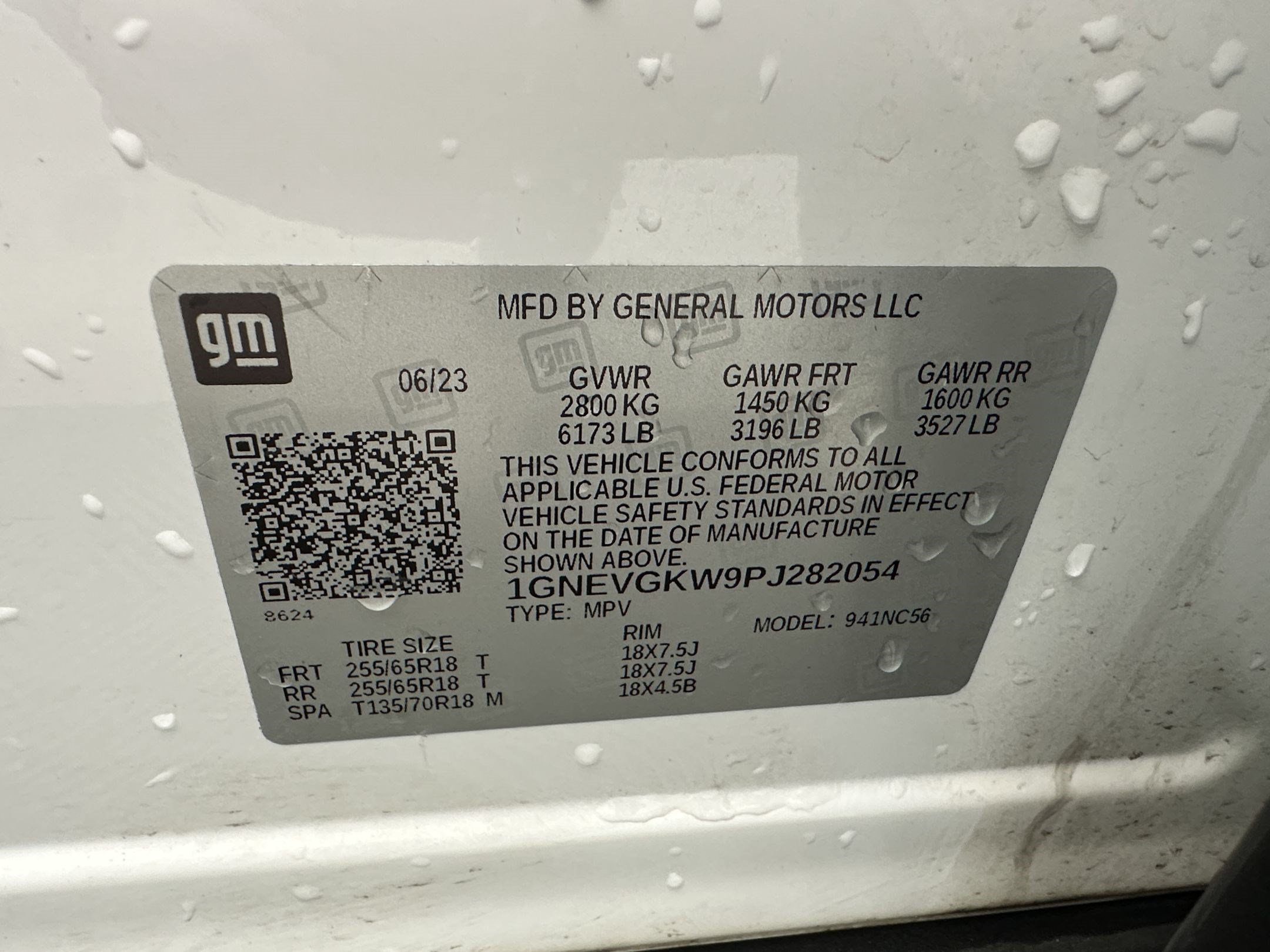 Certified 2023 Chevrolet Traverse LT w/ LPO, Floor Liner Package AWD/4WD image 26