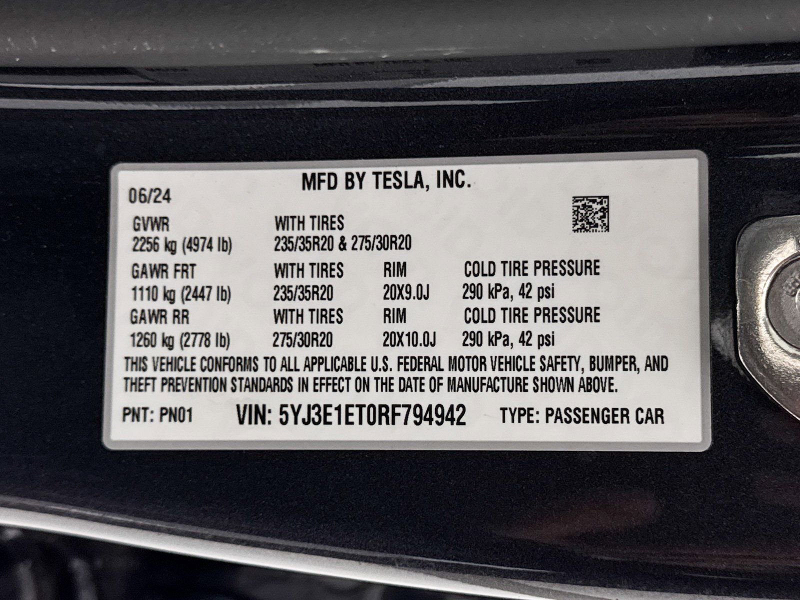 Used 2024 Tesla Model 3 Performance image 35