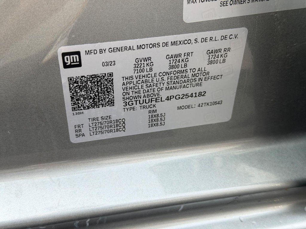 Used 2023 GMC Sierra 1500 AT4X AWD/4WD image 24
