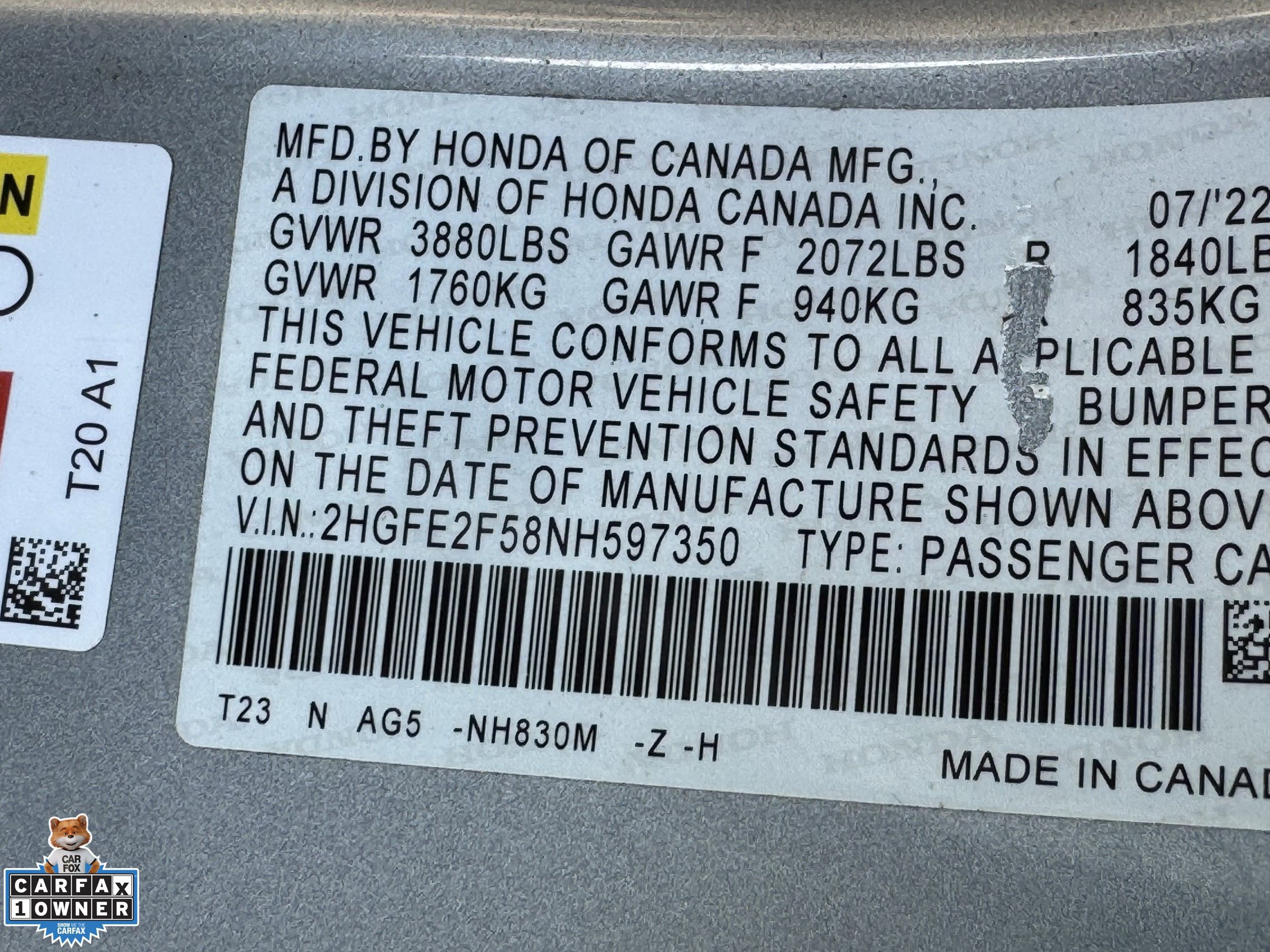 Used 2022 Honda Civic Sport image 33