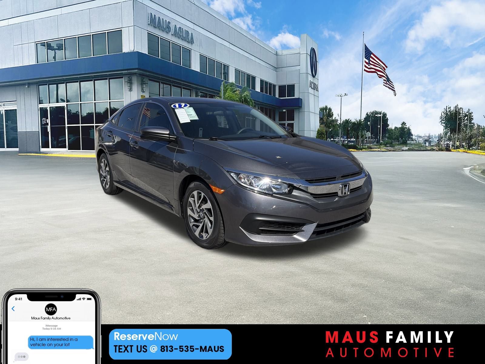 Used 2017 Honda Civic EX