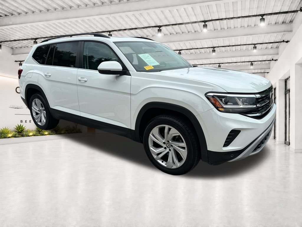 Used 2021 Volkswagen Atlas SE w/ Panoramic Sunroof Package FWD 360° Tour