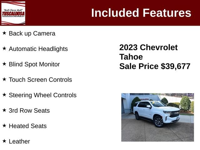 Used 2023 Chevrolet Tahoe LT w/ LT Signature Plus Package RWD image 6