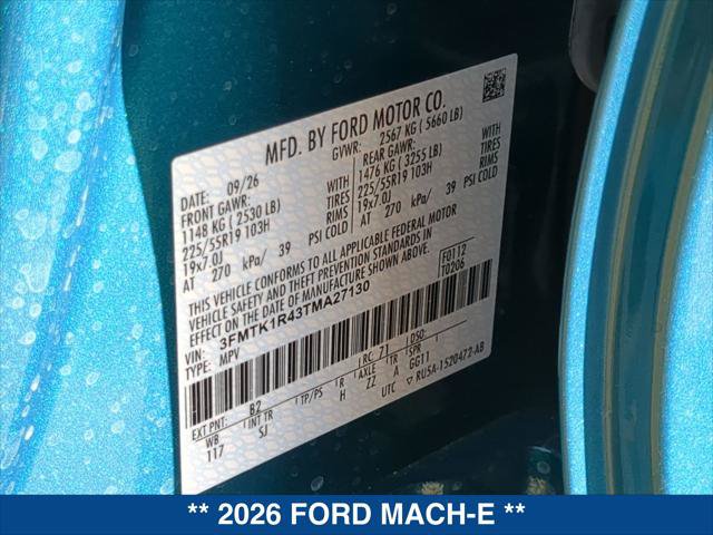 New 2026 Ford Mustang Mach-E Select w/ Comfort Package Lite RWD image 22