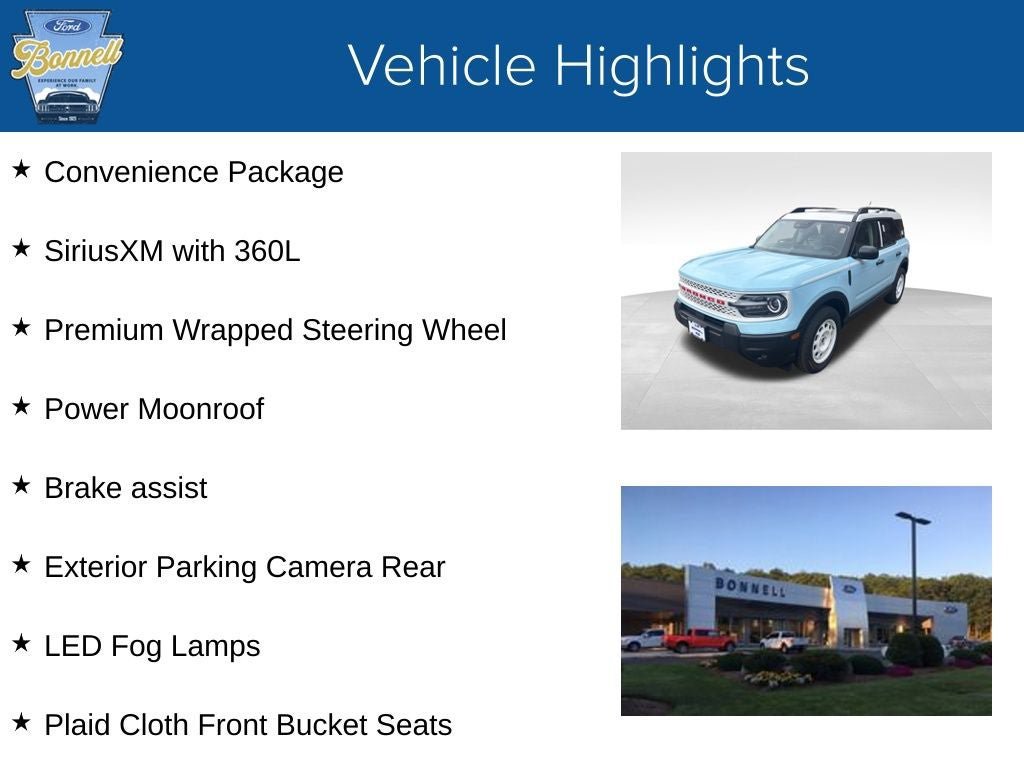 New 2026 Ford Bronco Sport Heritage w/ Convenience Package AWD/4WD image 5