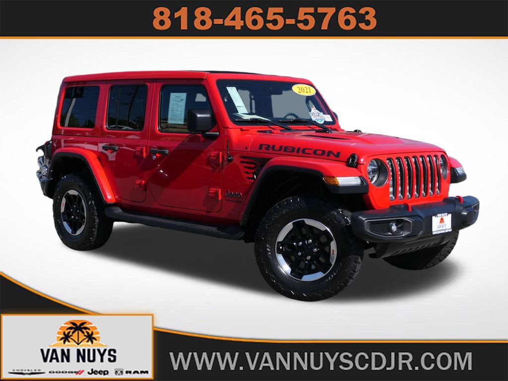 Used 2021 Jeep Wrangler Unlimited Rubicon AWD/4WD image 1