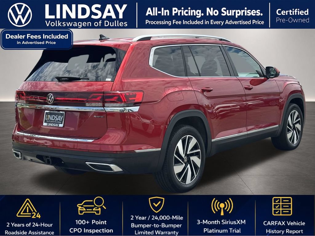 Used 2024 Volkswagen Atlas SEL AWD/4WD image 8