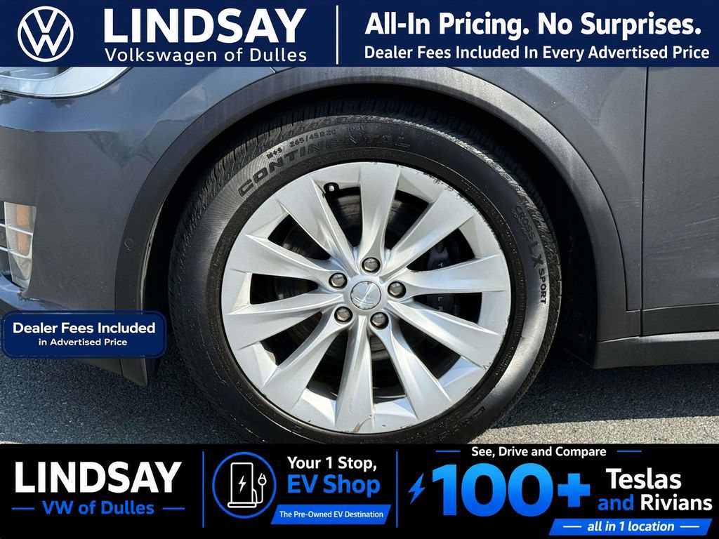 Used 2017 Tesla Model X 75D AWD/4WD image 8