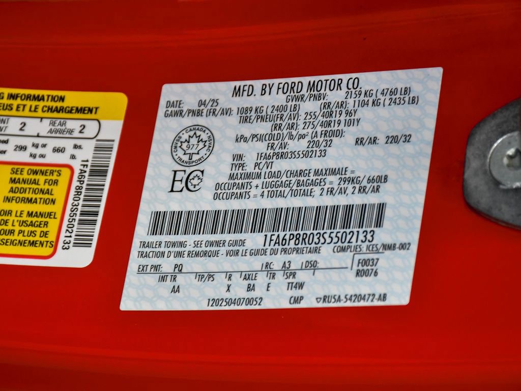Used 2025 Ford Mustang Dark Horse RWD image 15