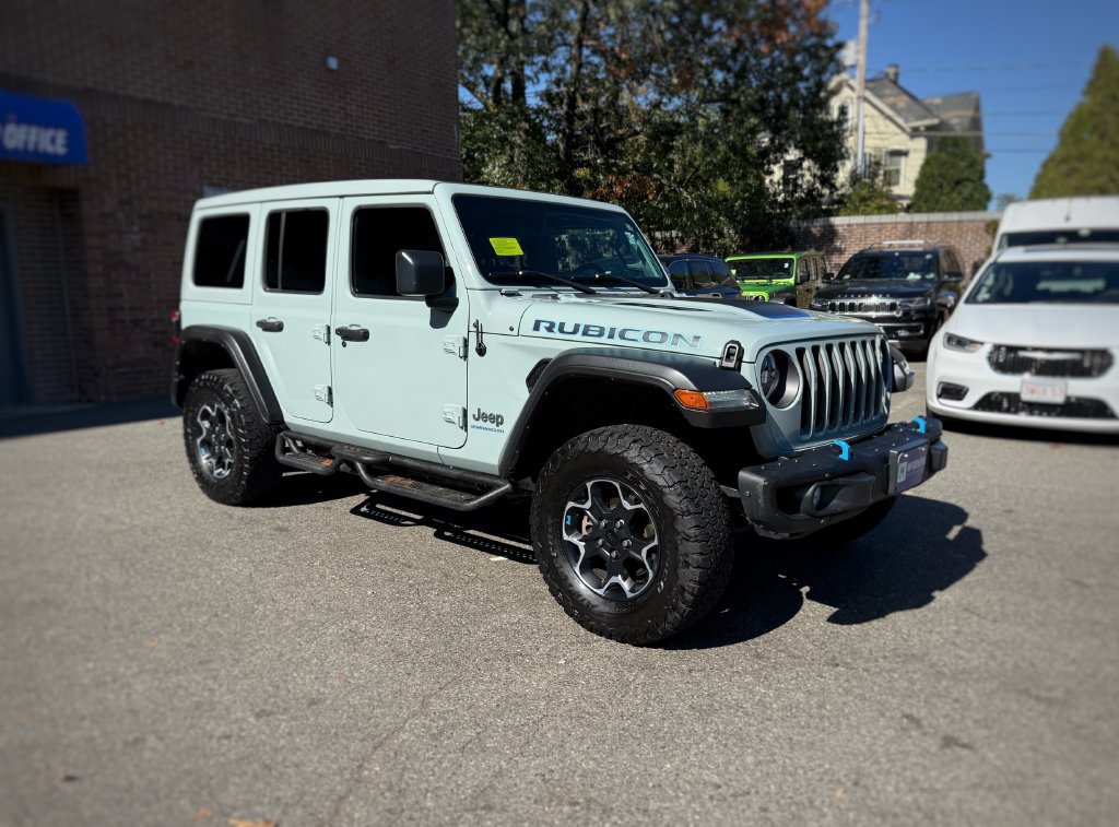 Used 2023 Jeep Wrangler Unlimited Rubicon 4xe w/ Steel Bumper Group AWD/4WD image 3