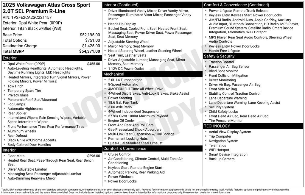 Used 2025 Volkswagen Atlas Cross Sport SEL Premium R-Line image 5