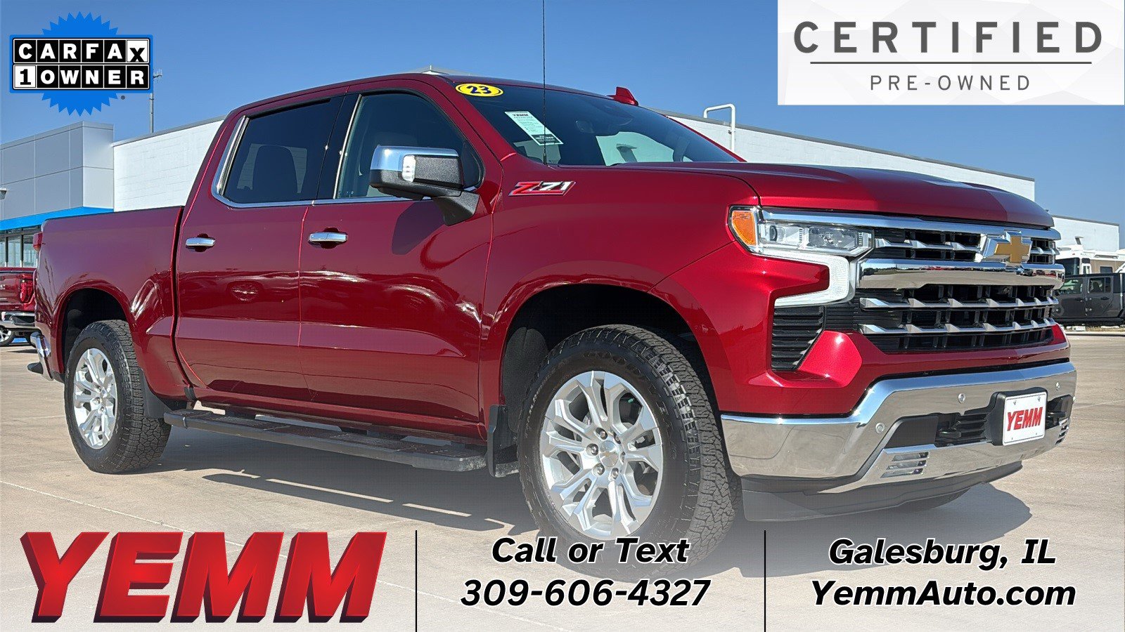 Certified 2023 Chevrolet Silverado 1500 LTZ w/ LTZ Premium Package