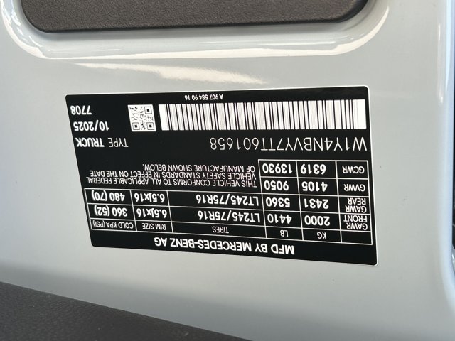 Certified 2026 Mercedes-Benz Sprinter 2500 image 18