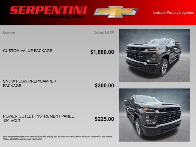 Used 2022 Chevrolet Silverado 2500 Custom w/ Custom Value Package AWD/4WD image 4