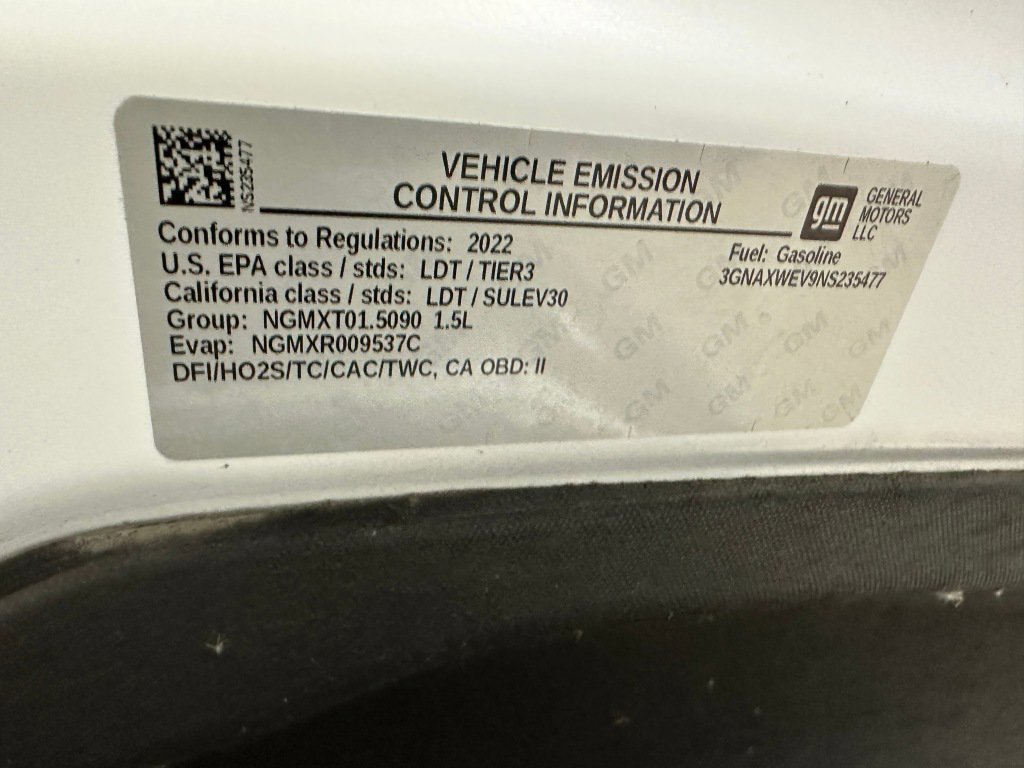 Certified 2022 Chevrolet Equinox RS w/ LPO, Floor Liner Package image 39