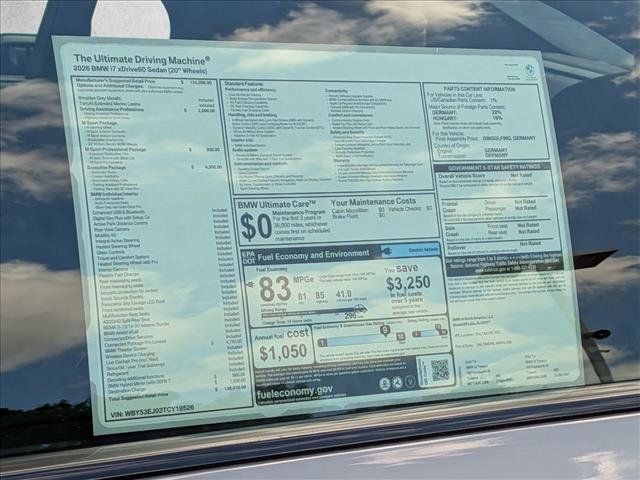 New 2026 BMW i7 xDrive60 AWD/4WD image 19