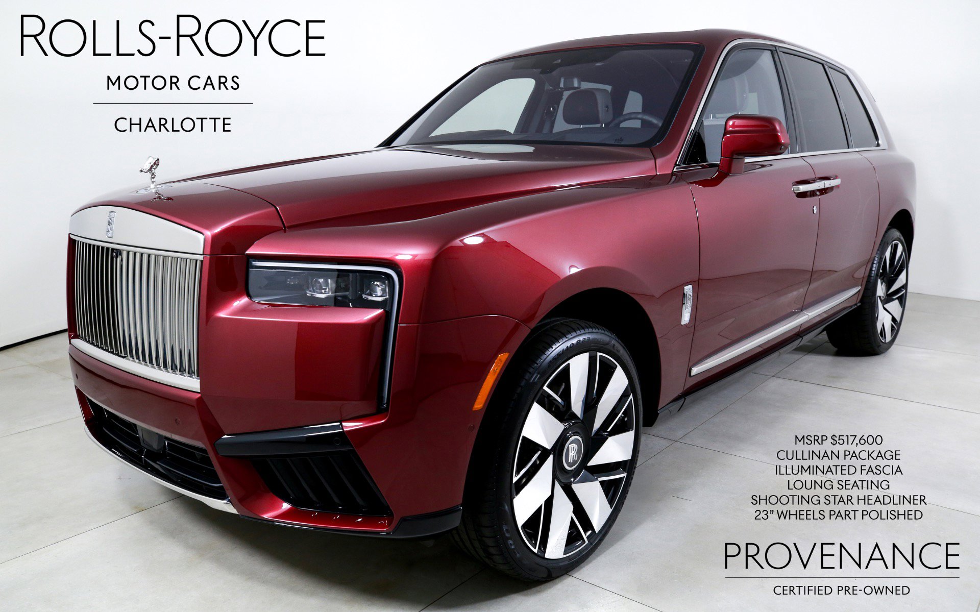 Certified 2025 Rolls-Royce Cullinan AWD/4WD image 1