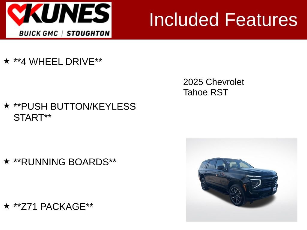 Used 2025 Chevrolet Tahoe RST image 3