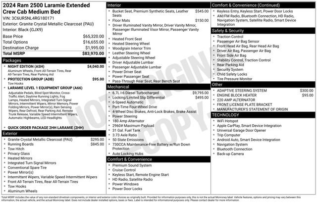 Used 2024 RAM 2500 Laramie w/ Night Edition image 27