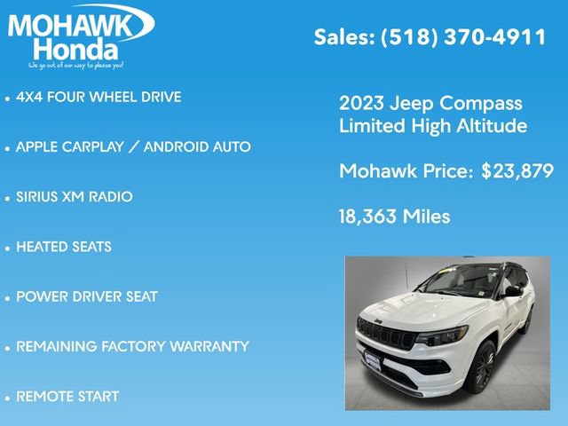 Used 2023 Jeep Compass High Altitude AWD/4WD image 14